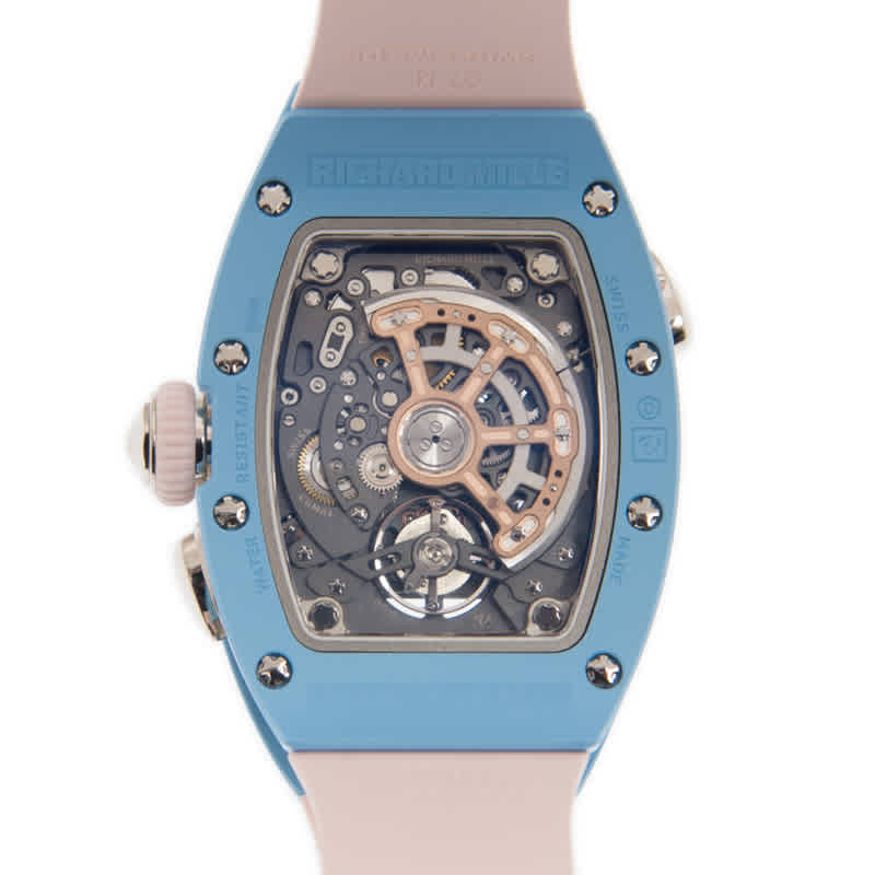 Shop Richard Mille Automatic Ladies Watch Rm037 In Pink / Skeleton