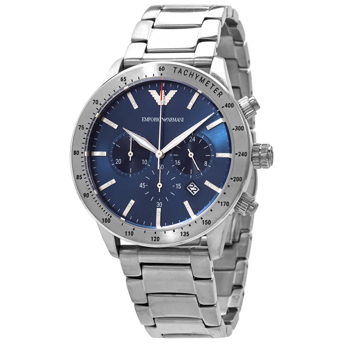 EMPORIO ARMANI EMPORIO ARMANI CHRONOGRAPH QUARTZ BLUE DIAL MENS WATCH AR11306