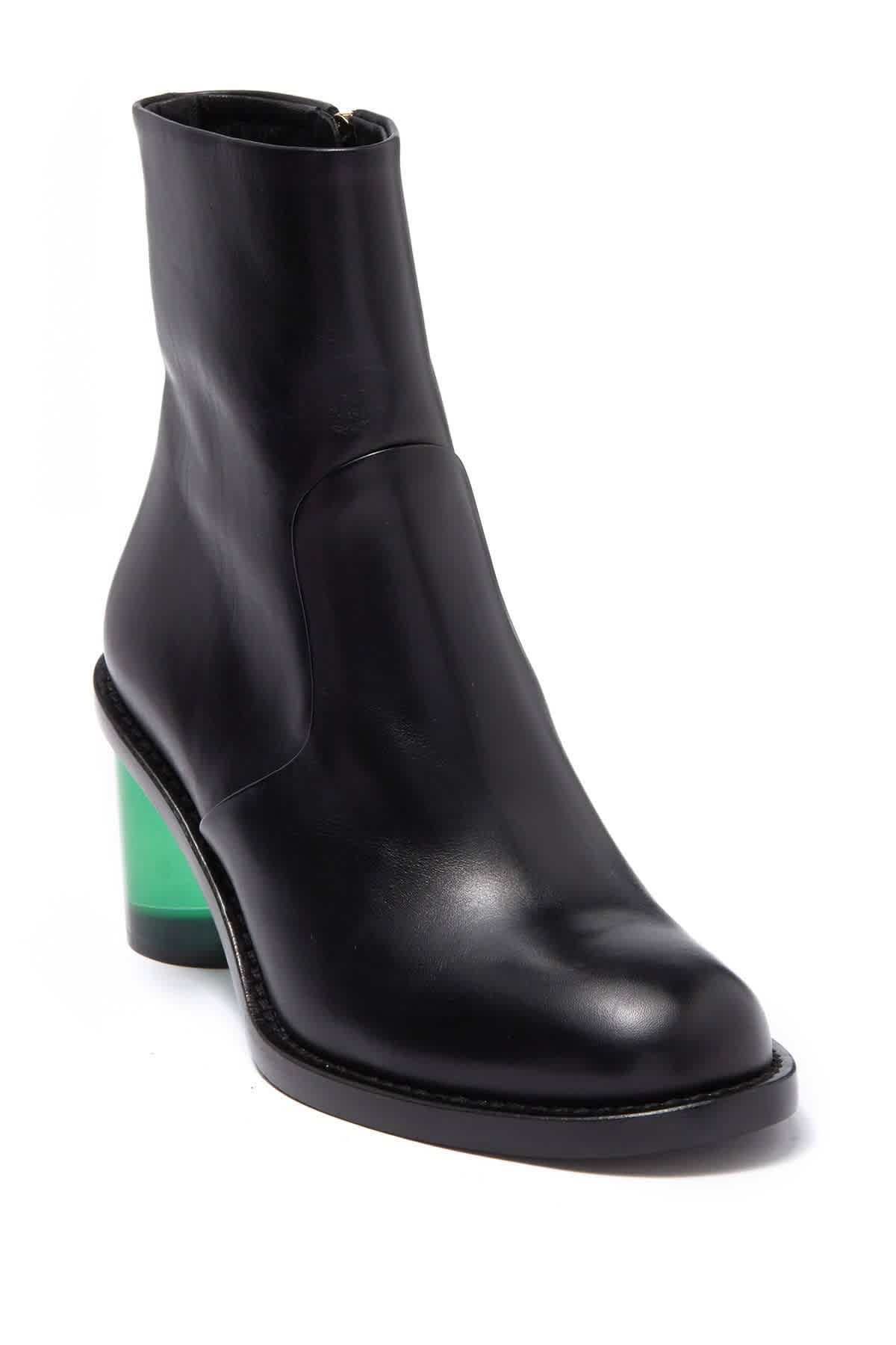 BURBERRY LADIES BLACK WESTELLA LEATHER BOOTIE