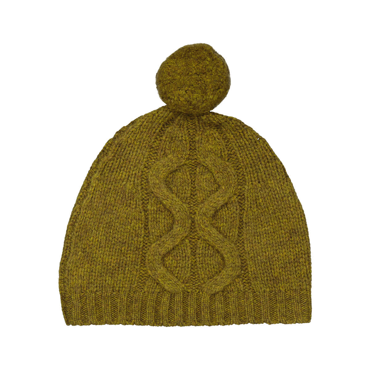 BONPOINT BONPOINT KIDS KAKI CLAIR CABLE-KNIT BEANIE