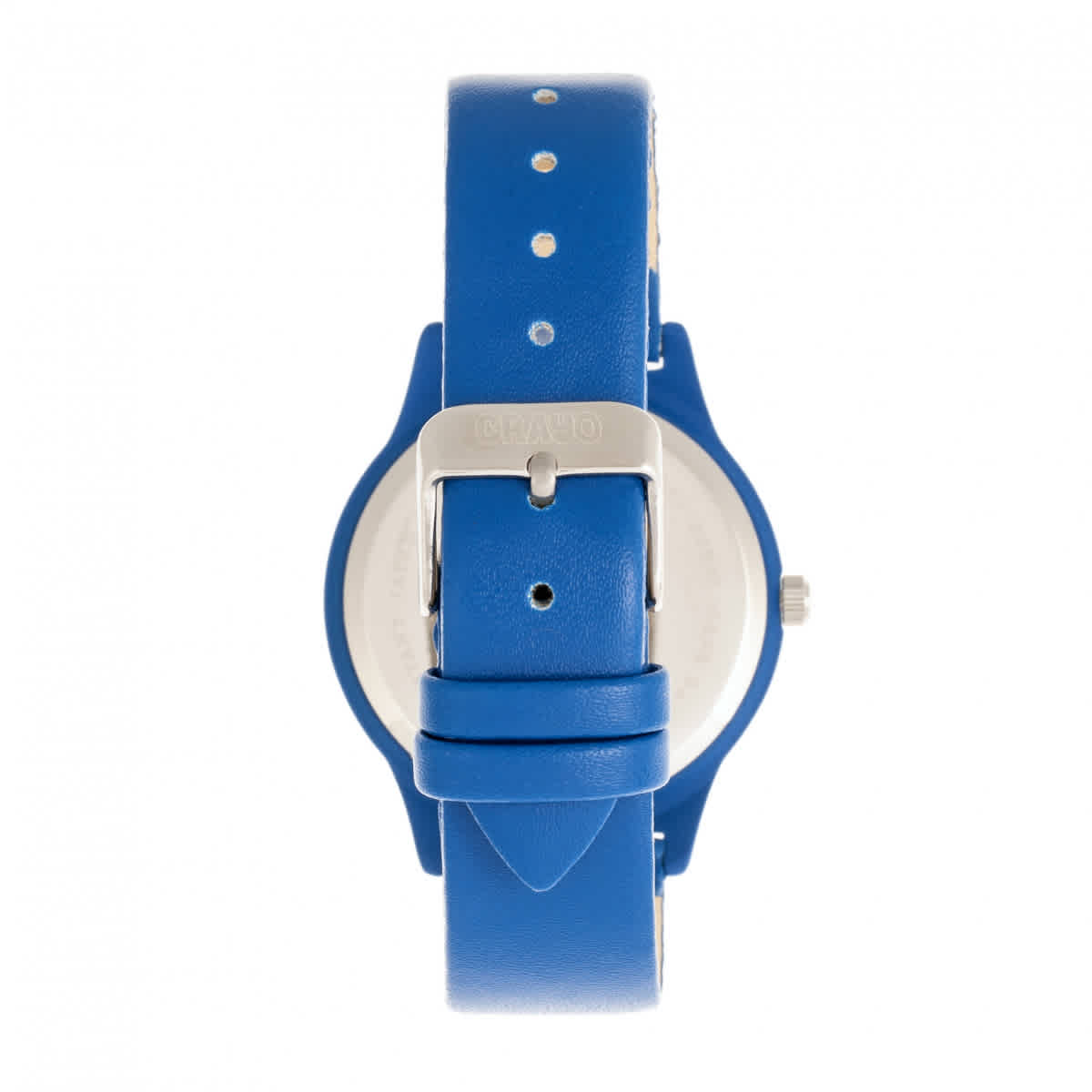 Shop Crayo Splat Quartz Blue Dial Watch Cracr5306 In Red   / Blue