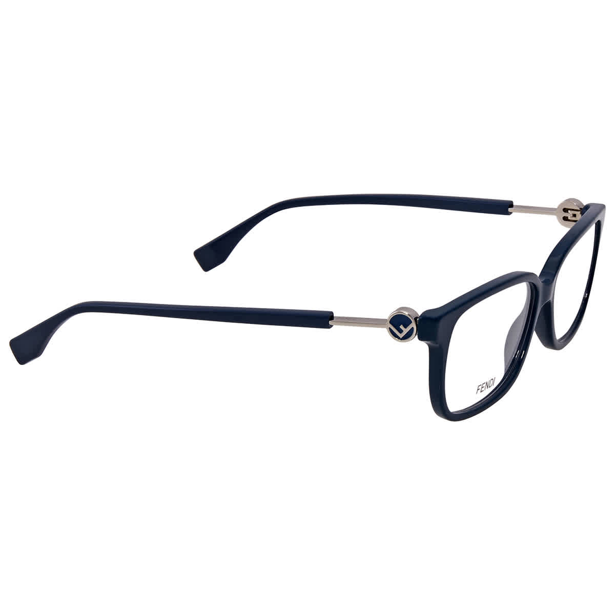 Fendi Demo Rectangular Ladies Eyeglasses Ff 0394 Zi9 54 In Blue