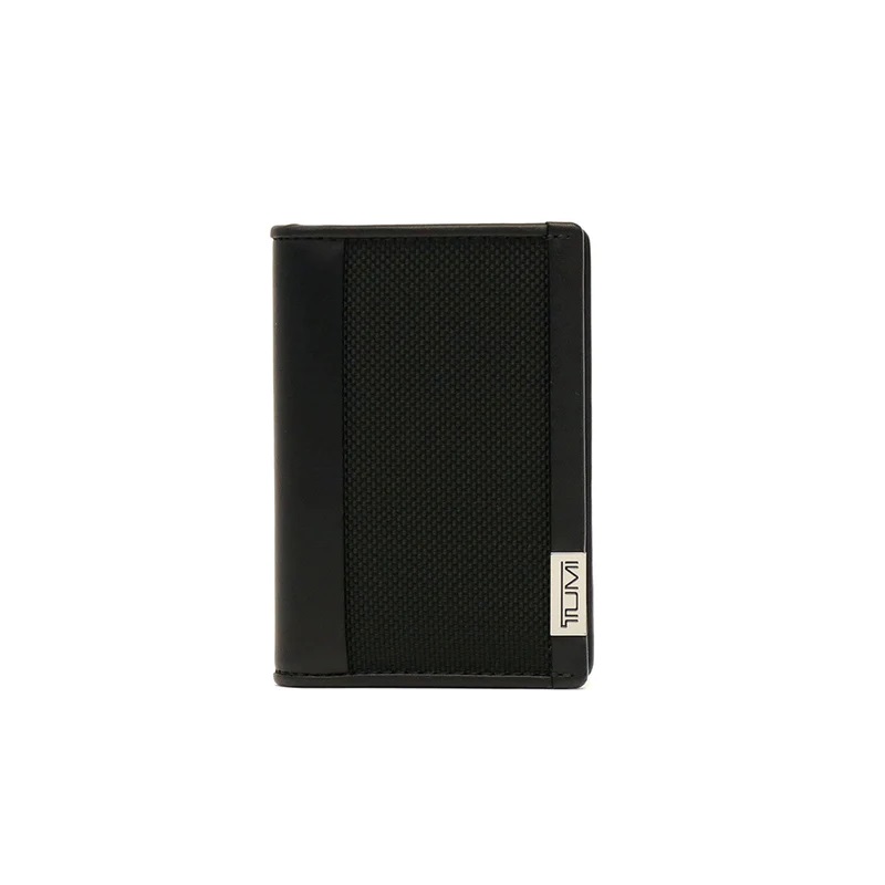 TUMI TUMI BLACK CHROME ALPHA MULTI WINDOW CARD CASE