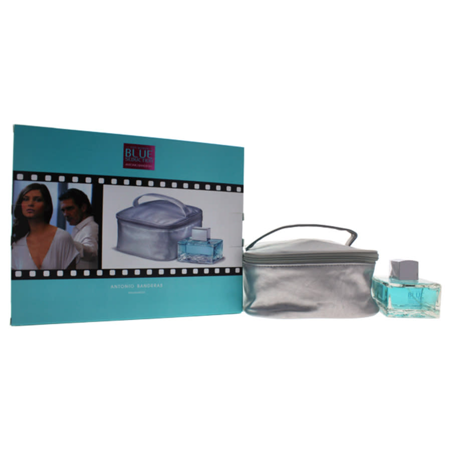 Click to view more detailed imagery on our partner's website Antonio Banderas Blue Seduction By For Women - 2 Pc Gift Set 3.4oz Edt Spray