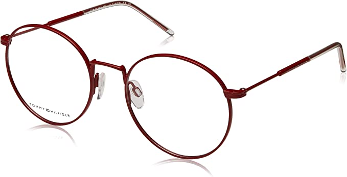 Tommy Hilfiger Demo Round Ladies Eyeglasses Th 1586 0c9a 52 In Red