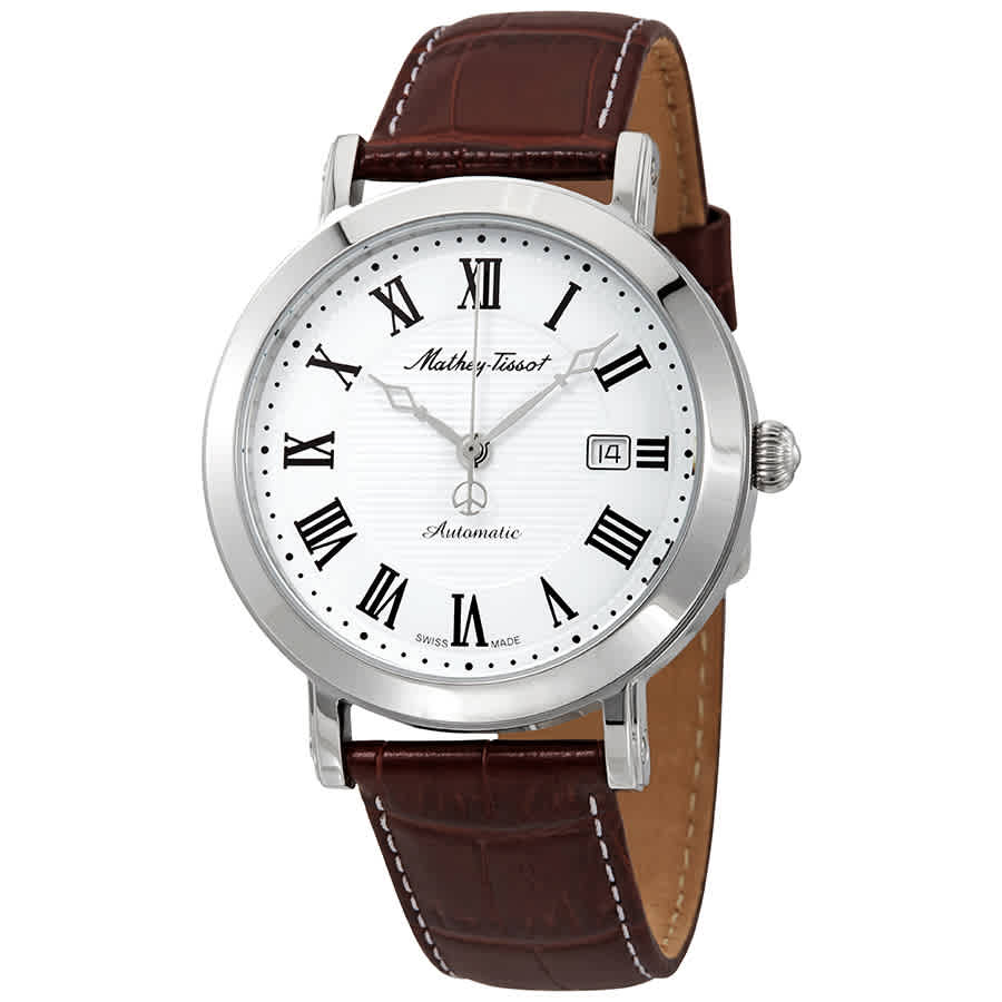 Mathey-tissot City Automatic White Dial Mens Watch Hb611251atabr In Black / White