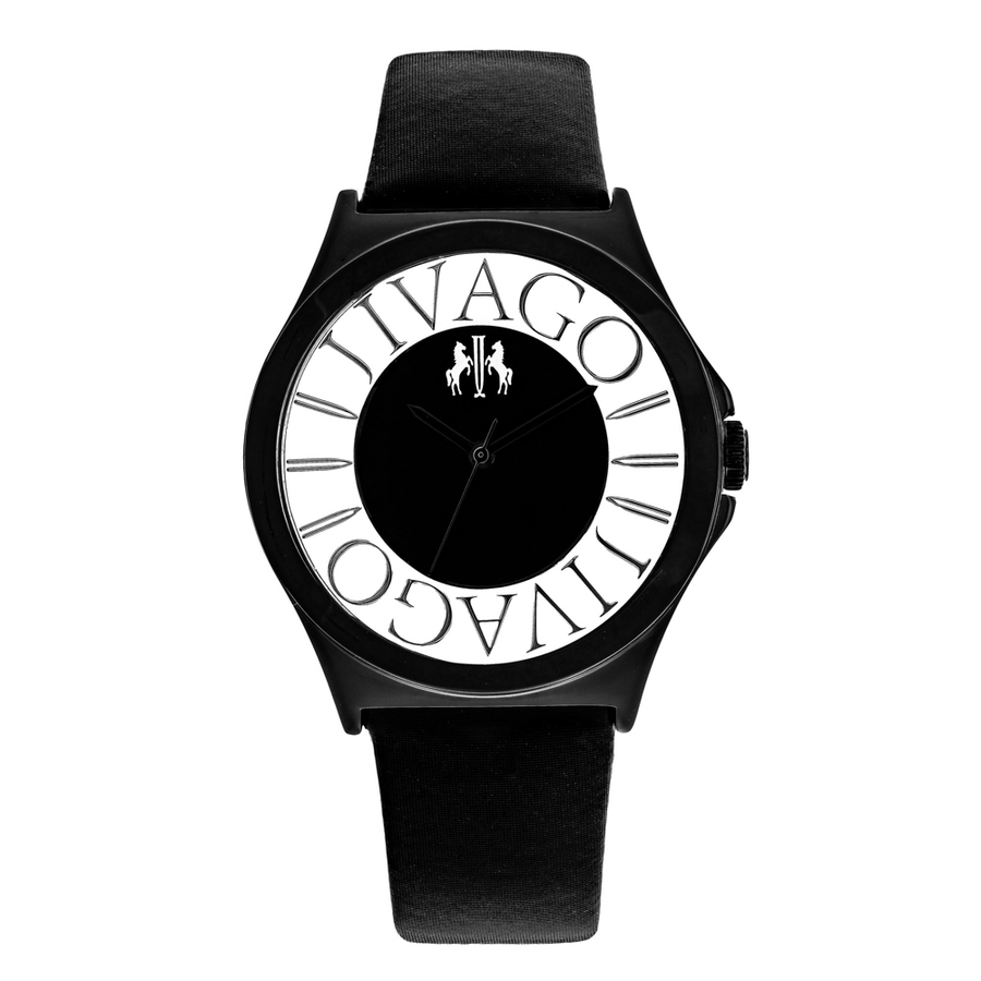 Jivago Fun Quartz Black Dial Ladies Watch Jv8432 In Black