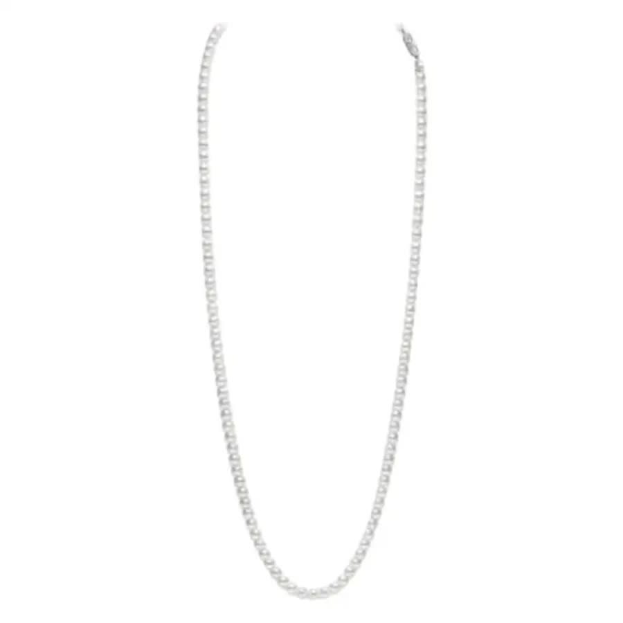 Mikimoto 7.5x7mm Quality A Length 30" Akoya Cultured Strand Necklace With White Gold Clasp U75130w In White