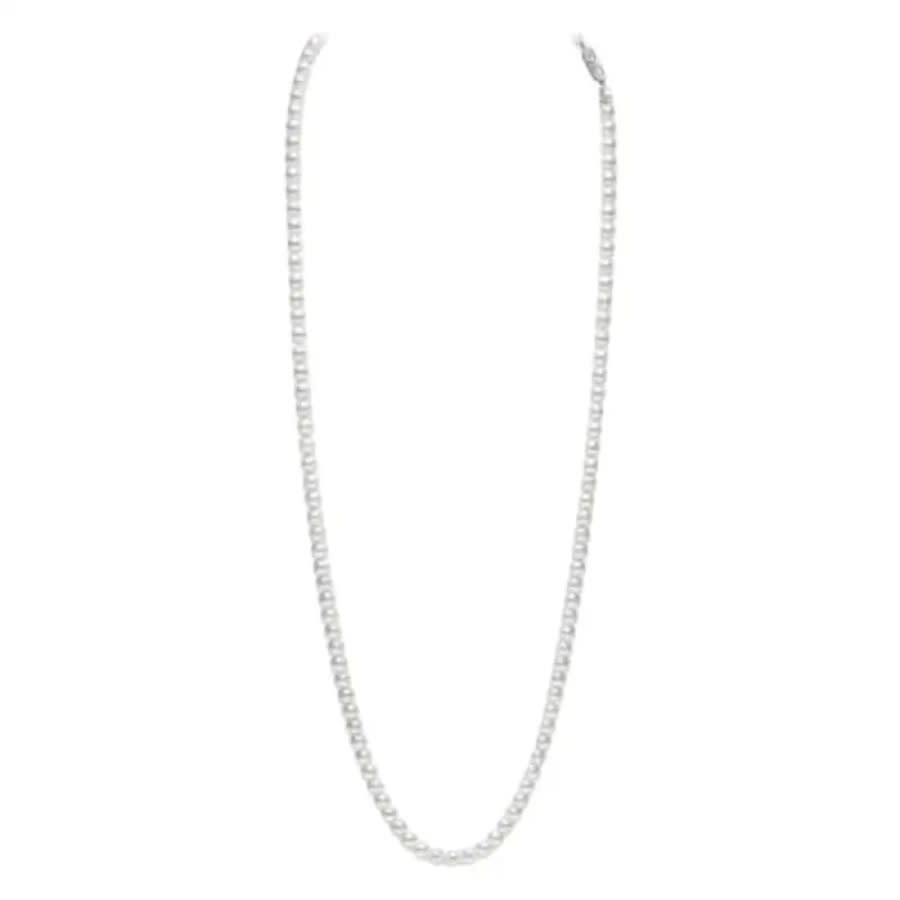 Mikimoto 7.5x7mm Quality A Length 30" Akoya Cultured Strand Necklace With White Gold Clasp U75130w