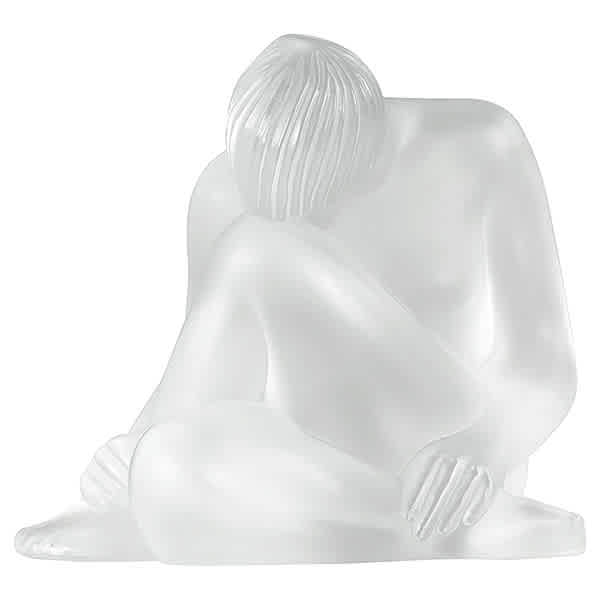 Lalique Nude Dreaming Crystal Sculpture 1192800 In Beige