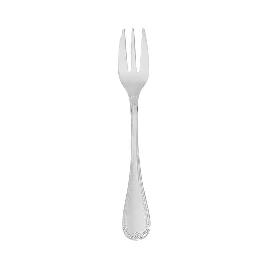 Christofle Silver Plated Malmaison Pastry Fork 0018-046 In Silver