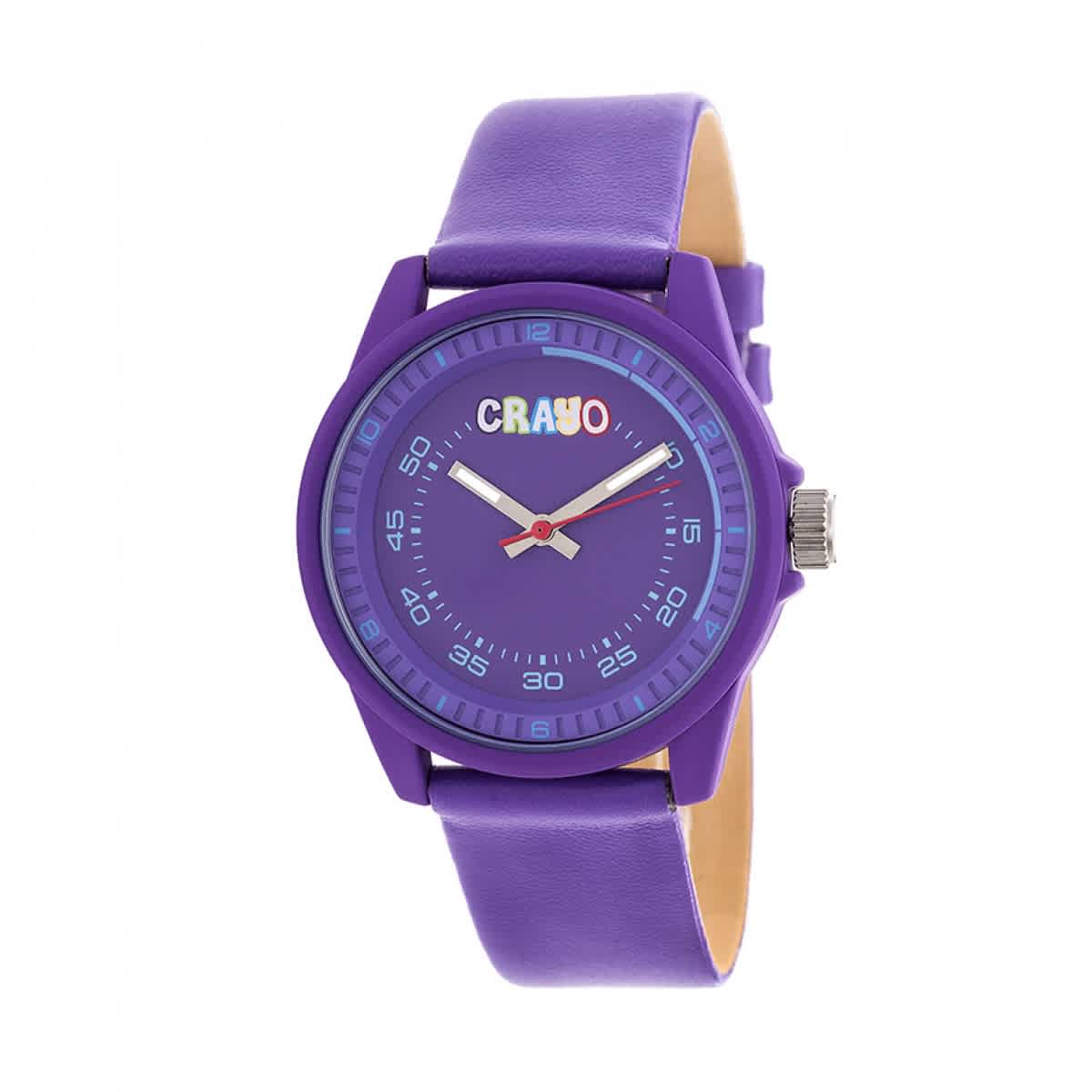 Crayo Jolt Purple Dial Watch Cracr4904