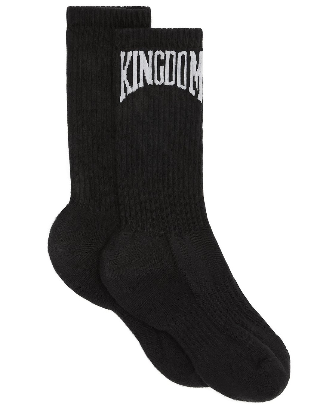 Burberry Mens Kingdom Intarsia Cotton-blend Sport Socks In Black