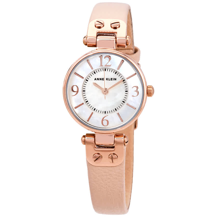 ANNE KLEIN MOTHER OF PEARL DIAL LADIES WATCH 10-9442RGLP
