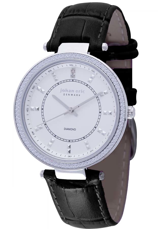 Johan Eric Ballrup Silver Dial Ladies Watch Je1000b-04-001.7 In Black / Silver