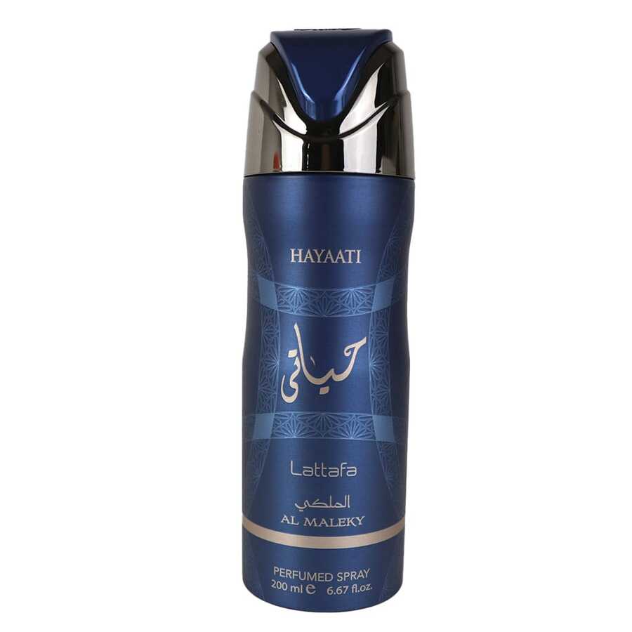 Lattafa Mens Hayaati Al Maleky Deodorant Body Spray Spray 6.7 oz Fragrances 6290362341451