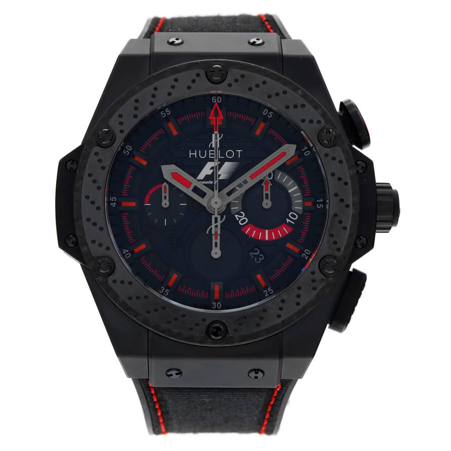 Shop Hublot King Power Chronograph Automatic Black Dial Men's Watch 703.ci.1123.nr.fmo10