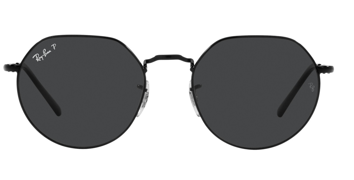 RAY BAN RAY BAN JACK BLACK IRREGULAR UNISEX SUNGLASSES RB3565 002/48 53