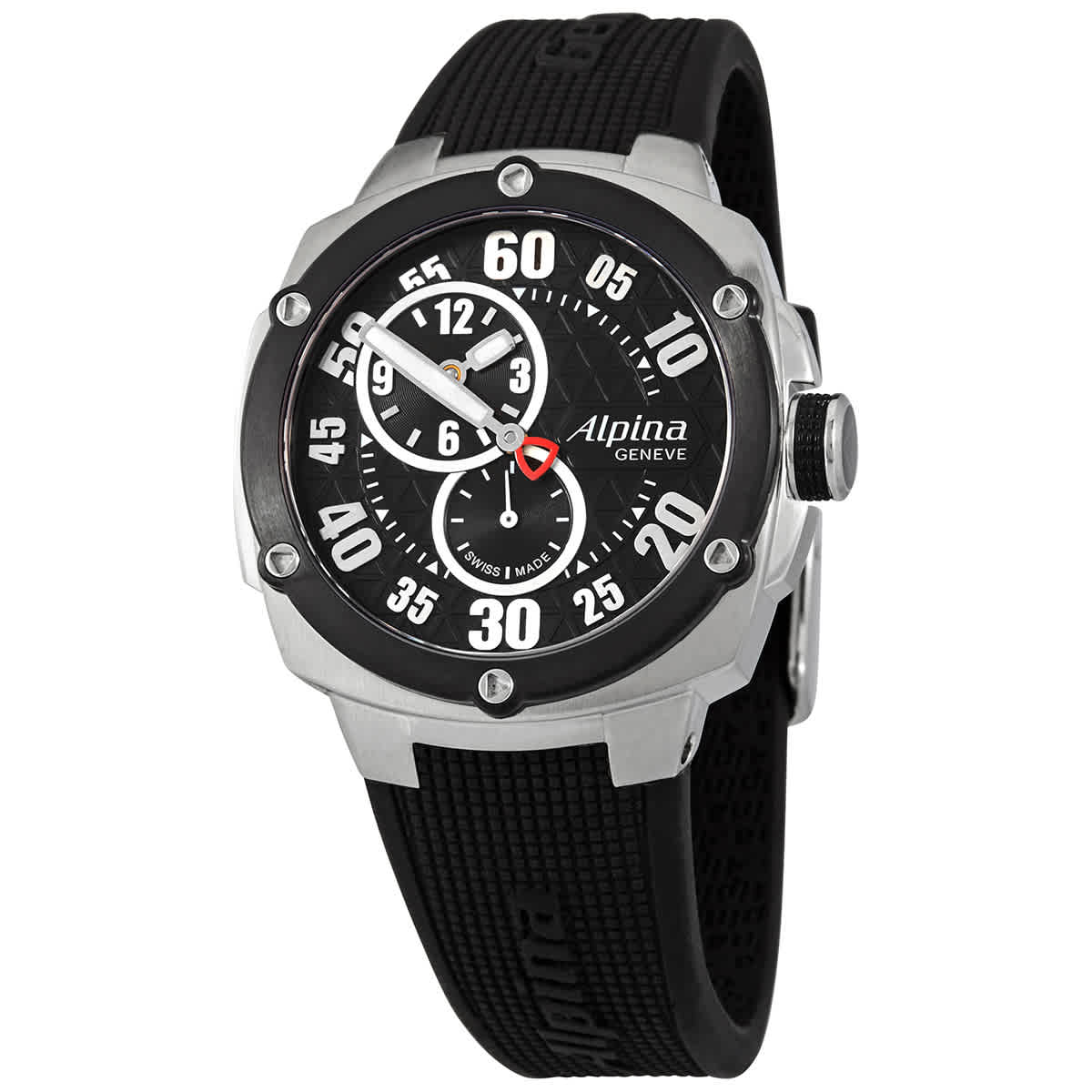 Alpina Avalanche Extreme Automatic Black Dial Watch Al-650bb3ae6 In Black,silver Tone