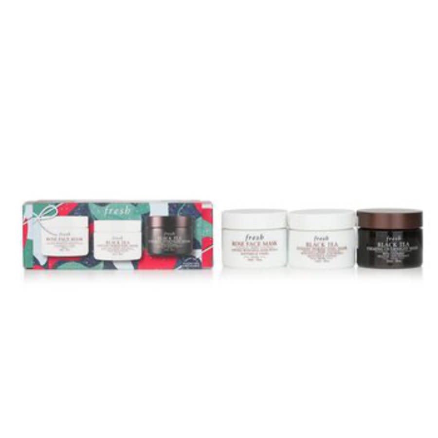 Fresh Ladies Mini Face Mask Trio Set Gift Set Skin Care 809280159091 In Black / Rose