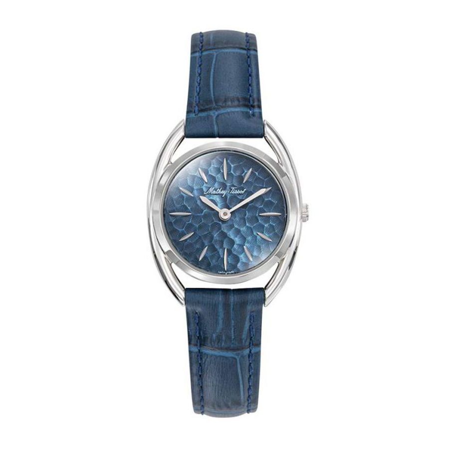 Mathey-tissot Saphira Quartz Blue Dial Ladies Watch D933albu