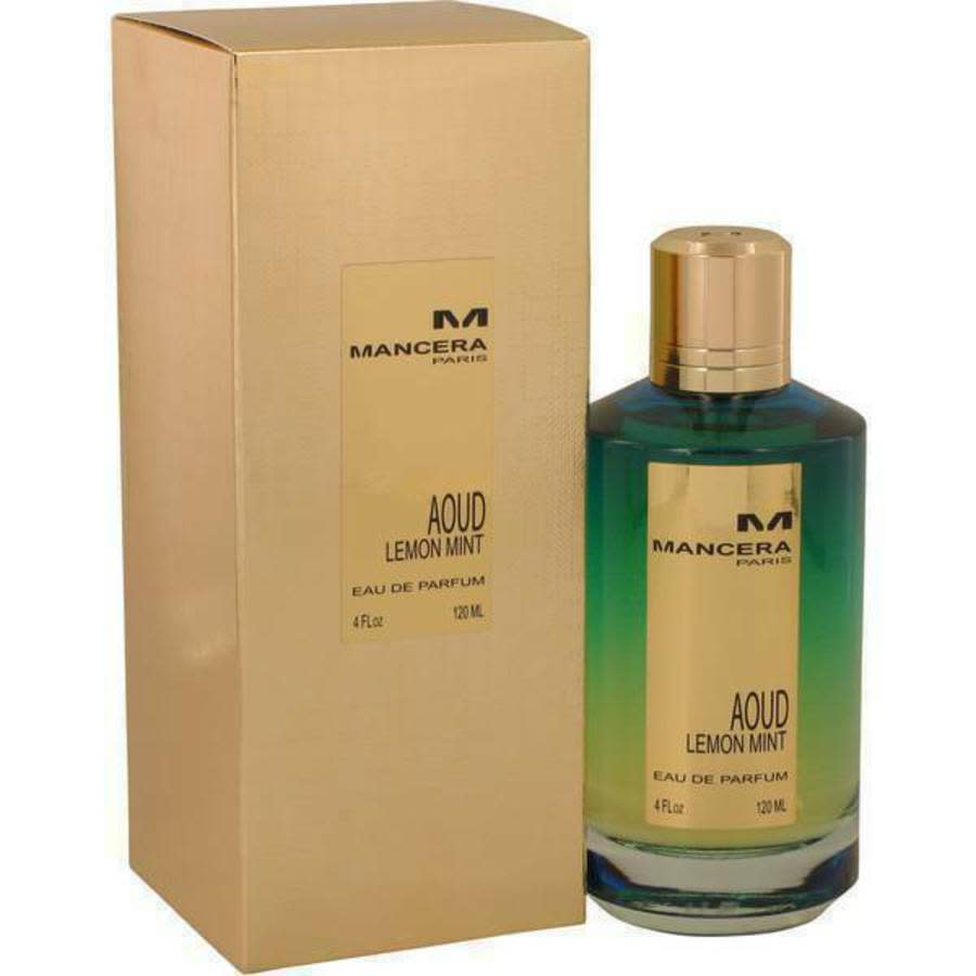 Mancera Unisex Aoud Lemon Mint Edp Spray 4 oz (120 Ml) In Lemon