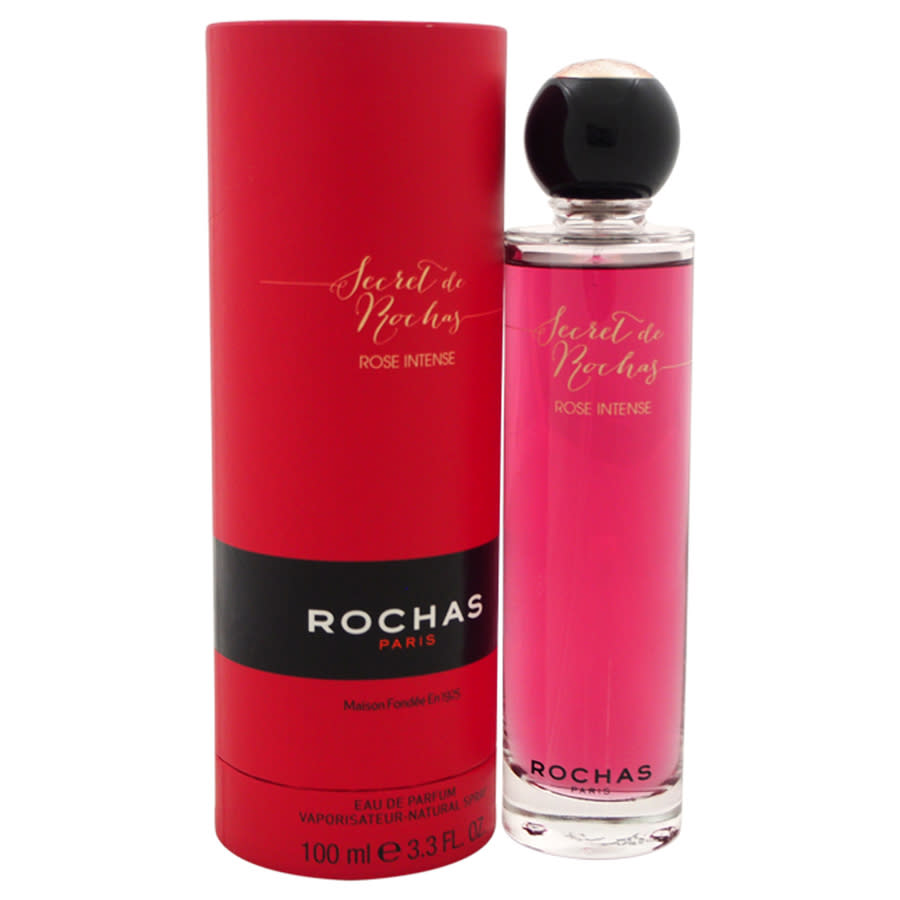 Rochas Secret De  Rose Intense By  For Women - 3.3 oz Edp Spray In Green,pink,red