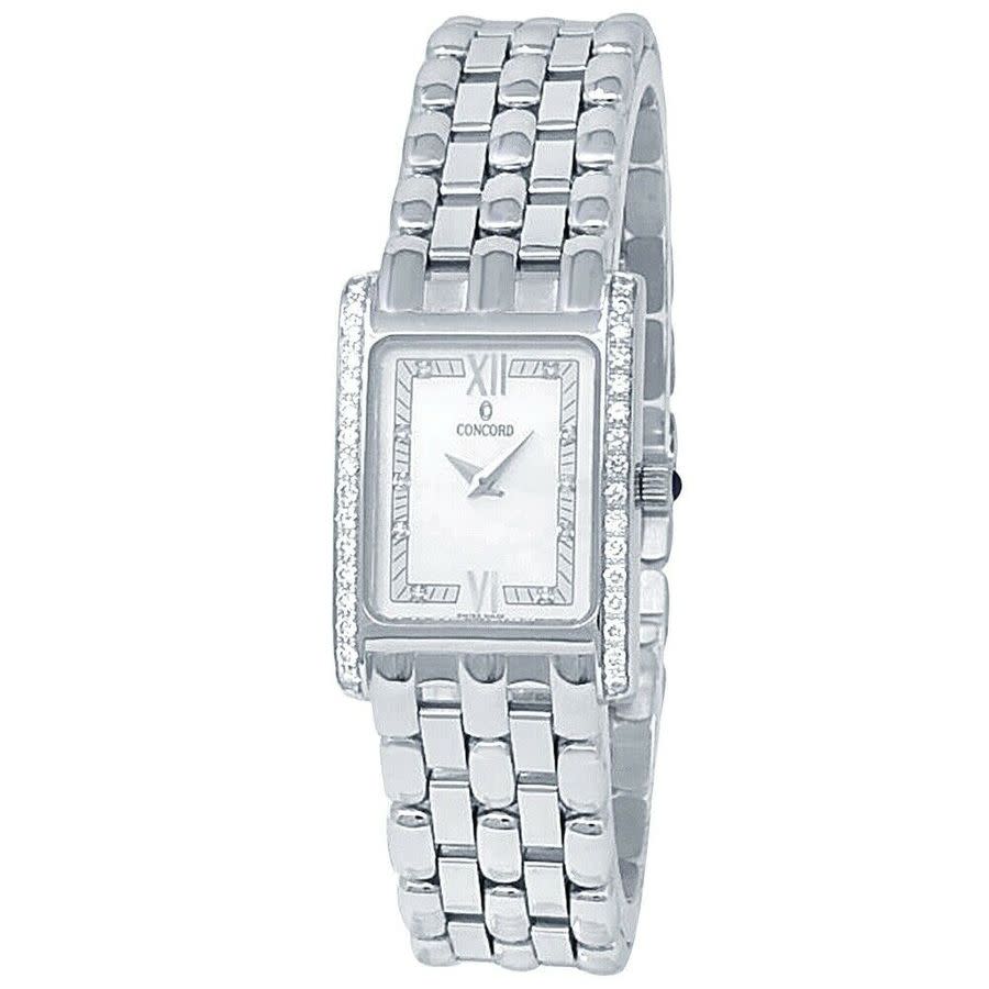 Concord ladies gold store and diamond watch