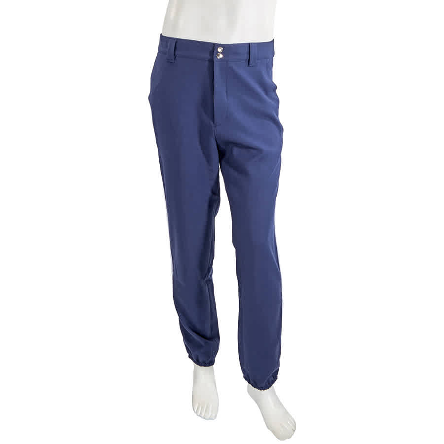 Kenzo Blue Cargo Trousers In Navy