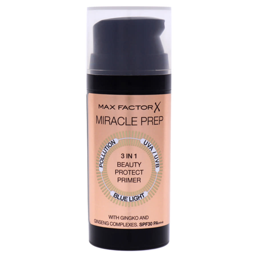 Max Factor Miracle Beauty 3-in-1 Prep Primer By  For Women - 1 oz Primer In Blue