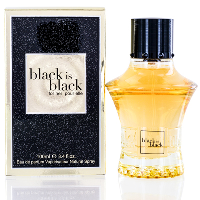 Nu Parfums Black Is Black /  Edp Spray 3.4 oz (100 Ml) (w)
