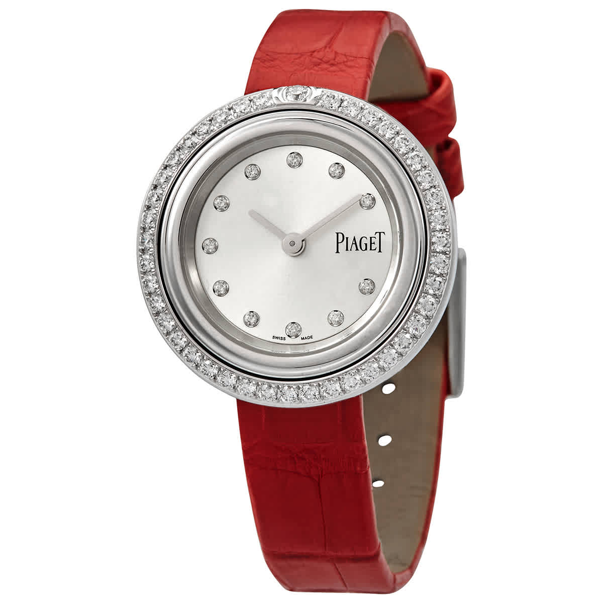 Piaget Possession Diamond Silver Dial Ladies Watch G0a43084 In Red   / Gold / Gold Tone / Silver / White