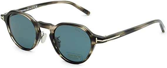 Tom Ford Green Round Unisex Sunglasses Ft0877-d 55n 46 | ModeSens