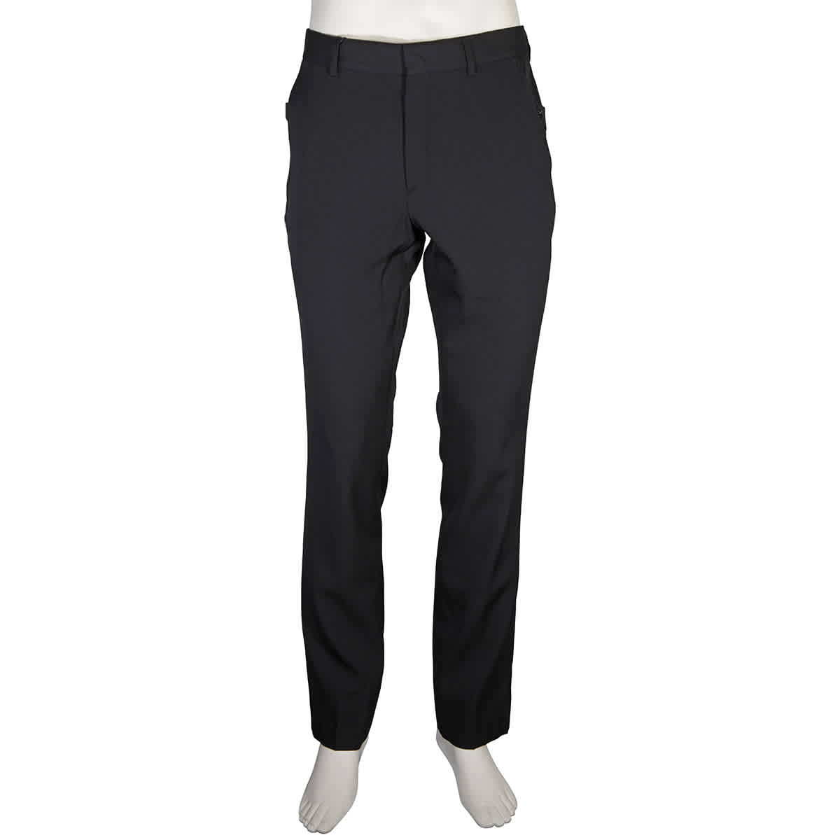 BURBERRY MENS BLACK TAILORED TROUSERS