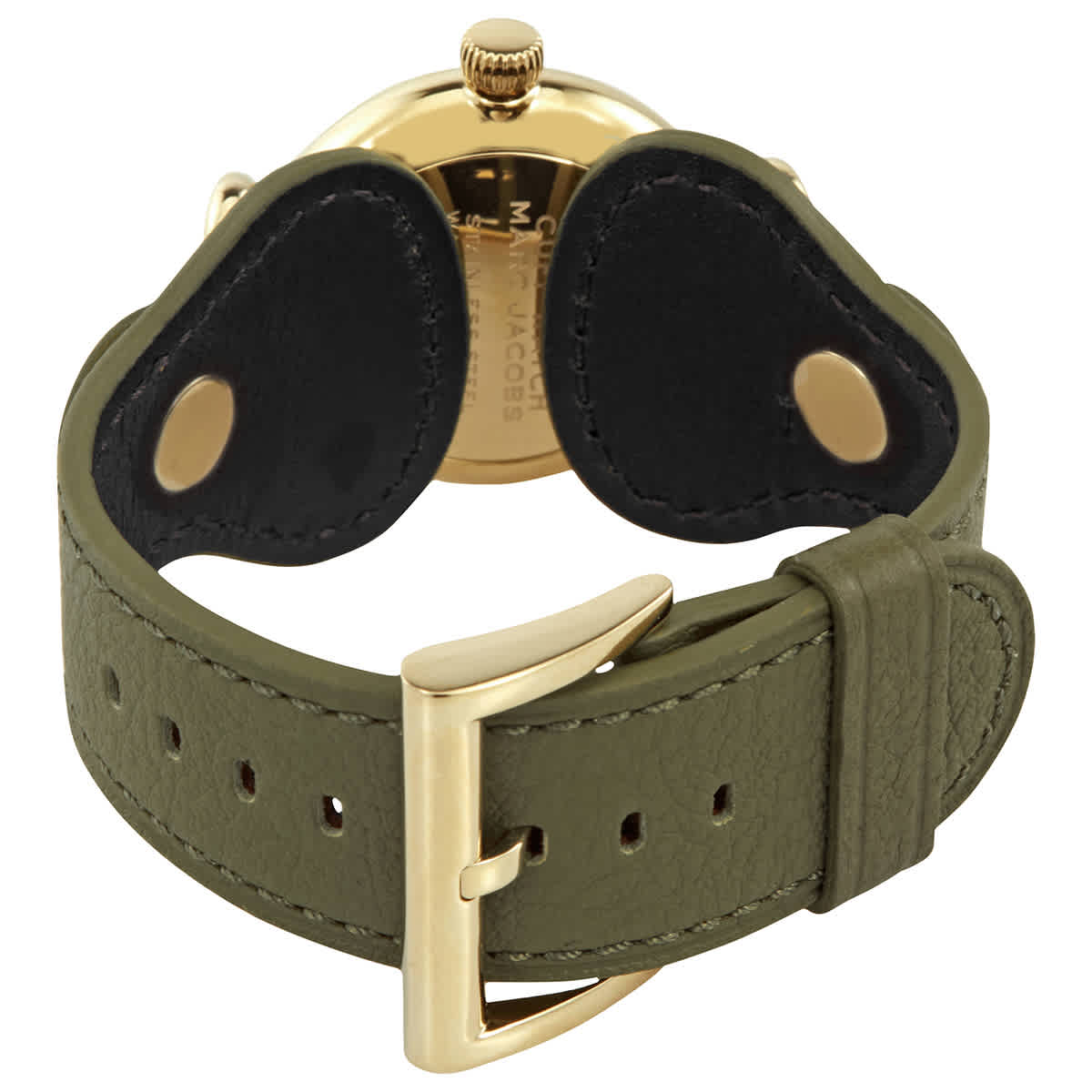 Marc Jacobs - Marc Jacobs The Cuff Quartz Gold Dial Ladies Watch