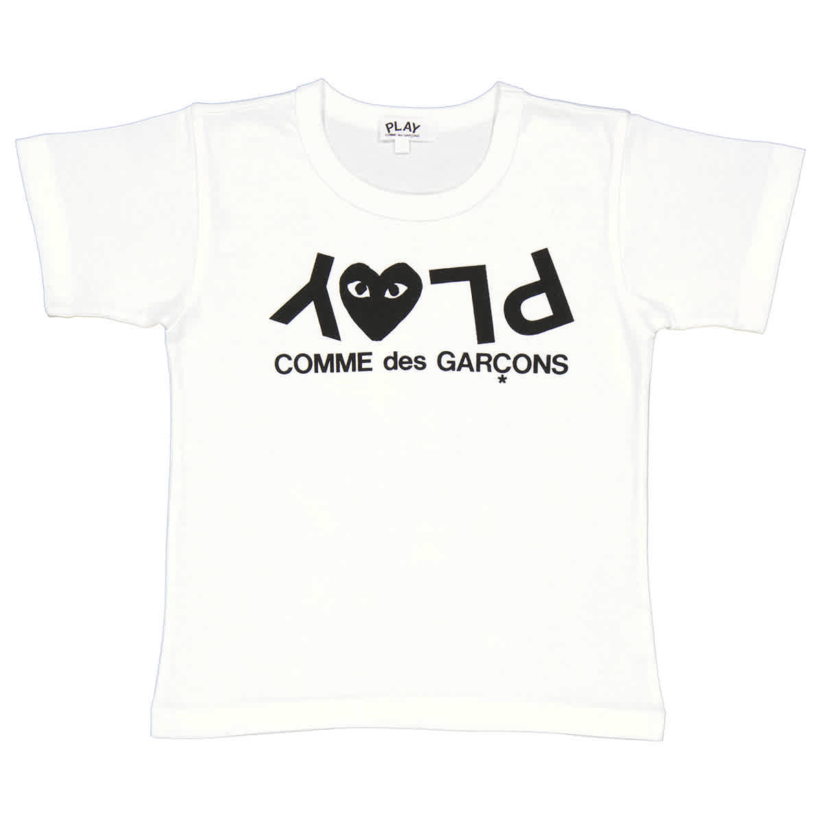 Comme Des Garçons Comme Des Garcons Kids Logo Print Short-sleeve T-shirt In White