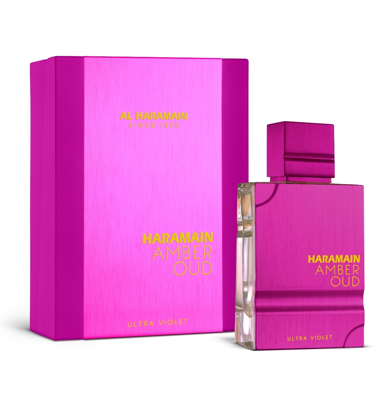 Al Haramain Ladies Amber Oud Ultra Violet Edp Body Spray 4.0 oz Fragrances 6291100133475 In Amber / Violet / White