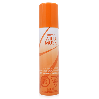 Coty Wild Musk /  Body Spray 2.5 oz (70 Ml) (w) In N/a