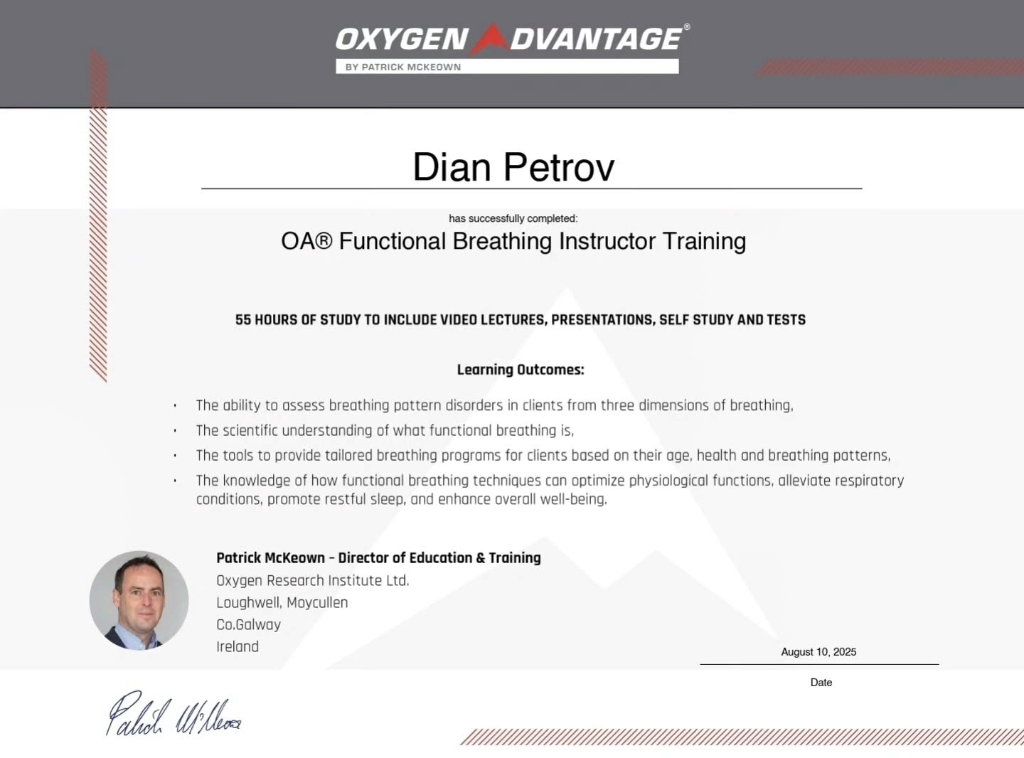 OA® Functional Breathing Instructor Training