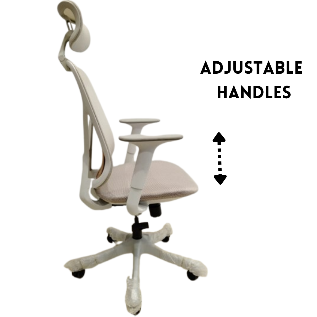 Ergonomic Comfort: High-Back Office Chair with Headrest - Image 3
