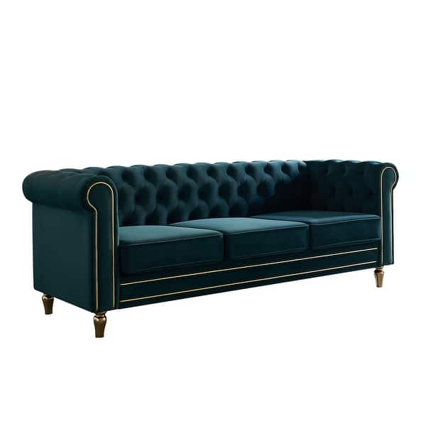 Velvet 3 Seater Sofa Three Seater Sofa | Furniture Hub