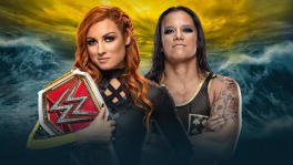 Affiche Backy Lynch vs Shayna Baszler WrestleMania 36