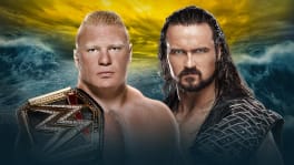 Affiche Brock Lesnar vs Drew Mcintyre WrestleMania 36