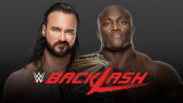 Affiche Backlash 2020 Drew McIntyre contre Bobby Lashley