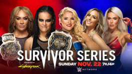 Affiche match des femmes par équipe Survivor Series 2020