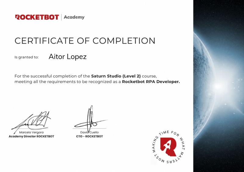 Saturn Studio Level 2