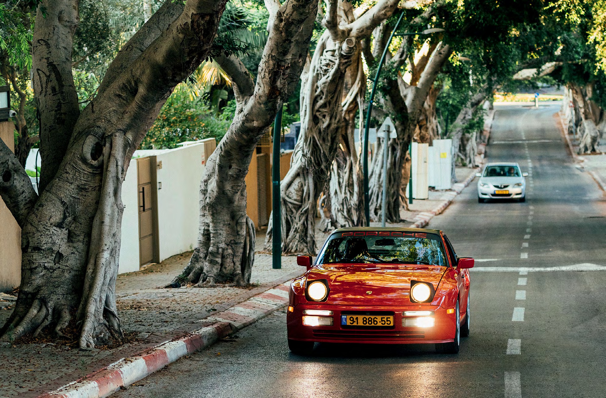 Israel: Porsche unter Palmen