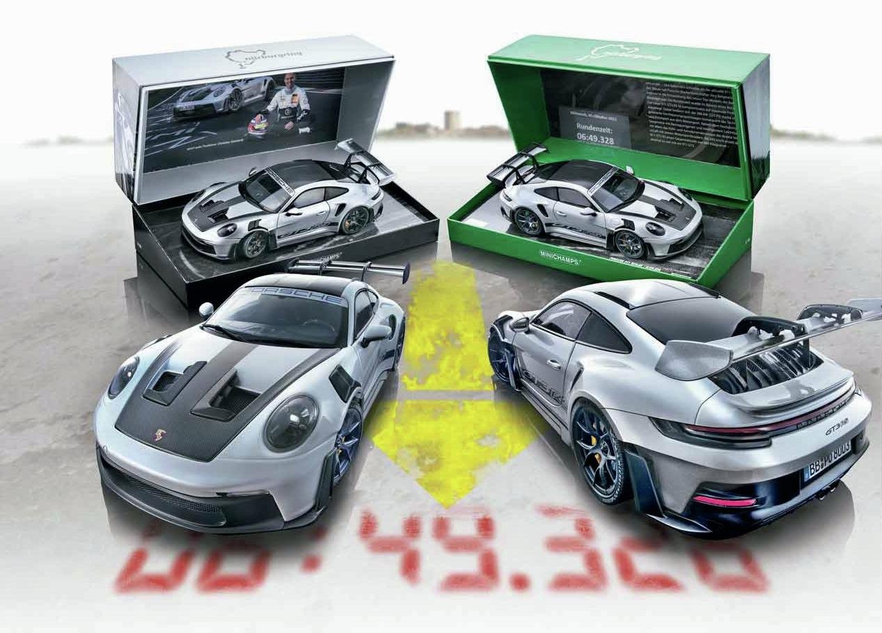 Porsche 911 (992) GT3 RS von Minichamps in 1:18 - Auf Zeitenjagd