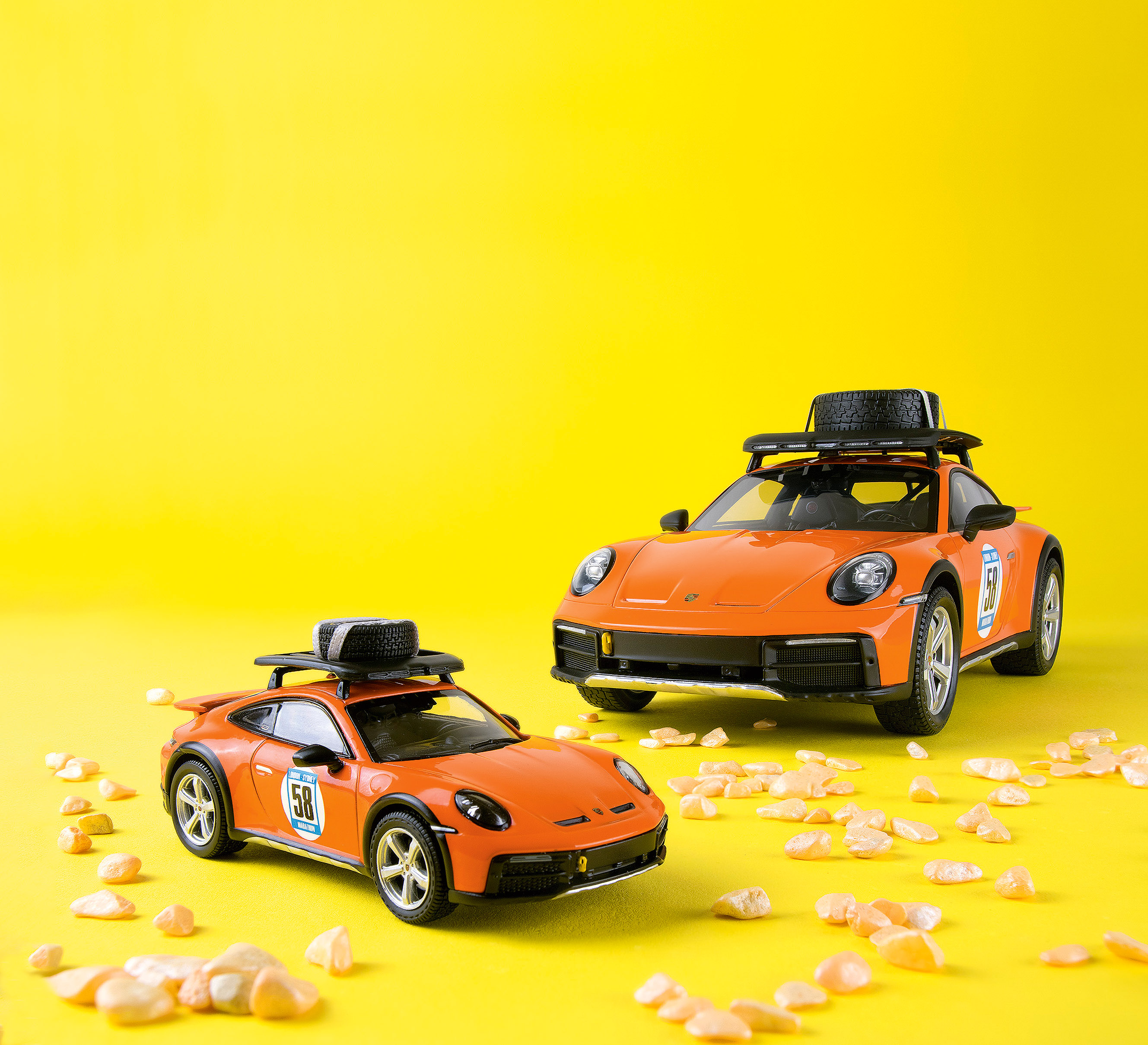 Porsche 911 Dakar RED58 von Minimax in 1:43 & 1:18 - Hart im