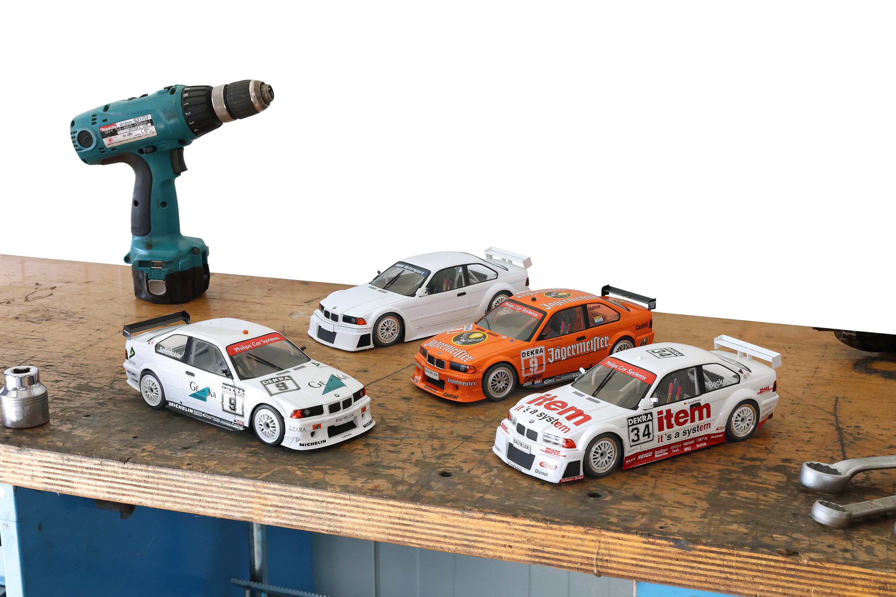 93/'94 BMW (E36) M3 DTM von Werk83 in 1:18 — Der Zoff-Dreier